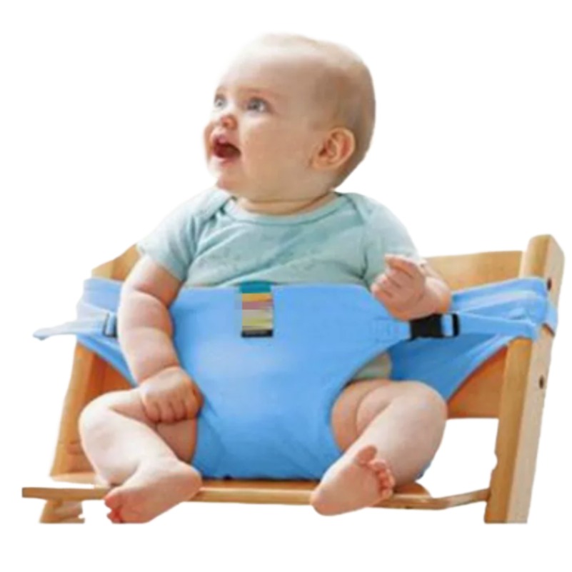 Baby Food Eating Chair - Cintura di Sicurezza Pieghevole e Portatile