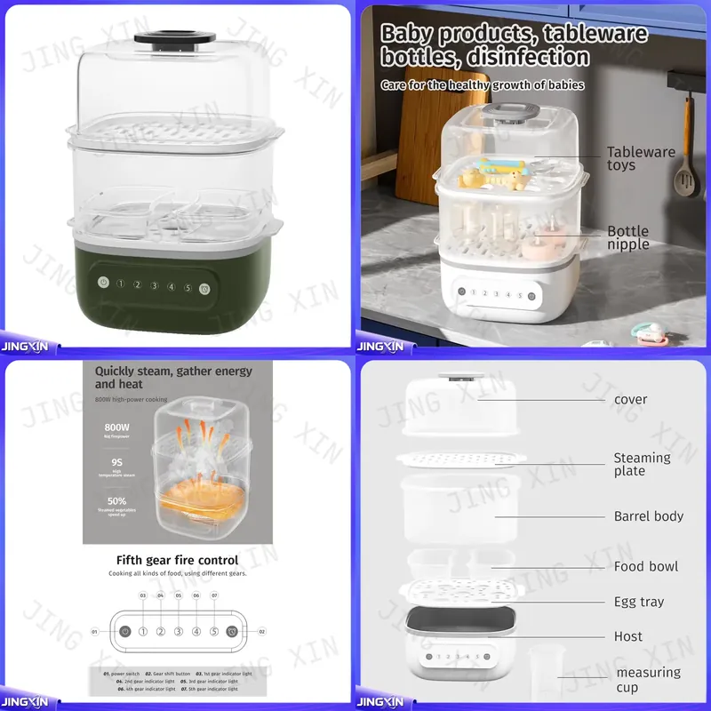 Baby Food Maker And Steamer - Personalizzato per Vaporiera Elettrica a 2
