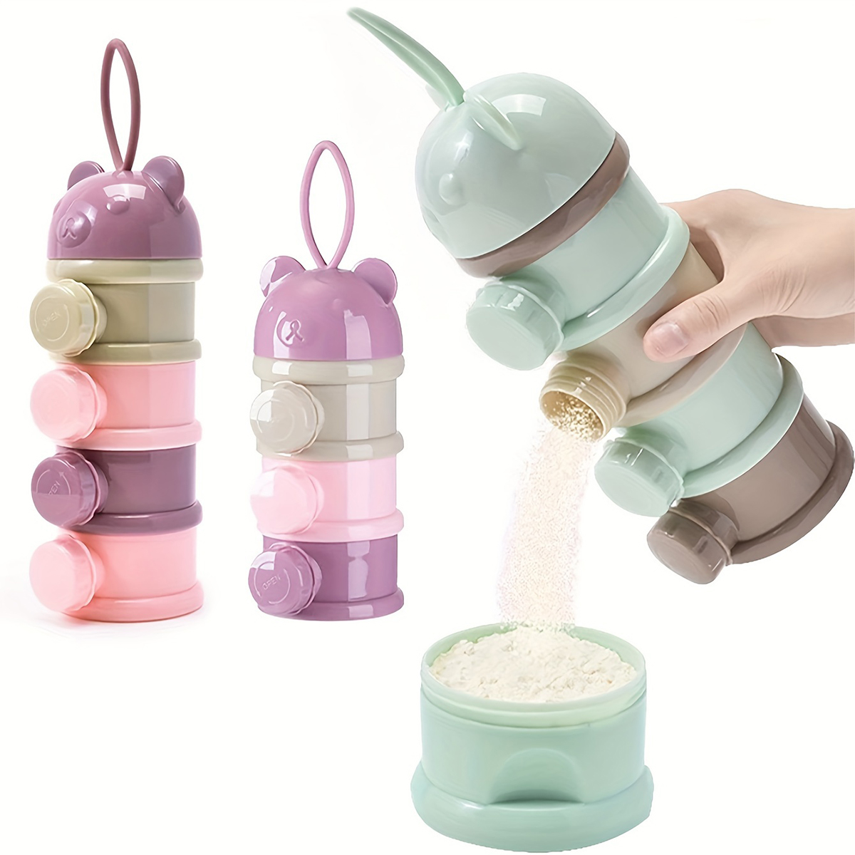 Baby Food Nestle - Contenitore per latte in polvere per