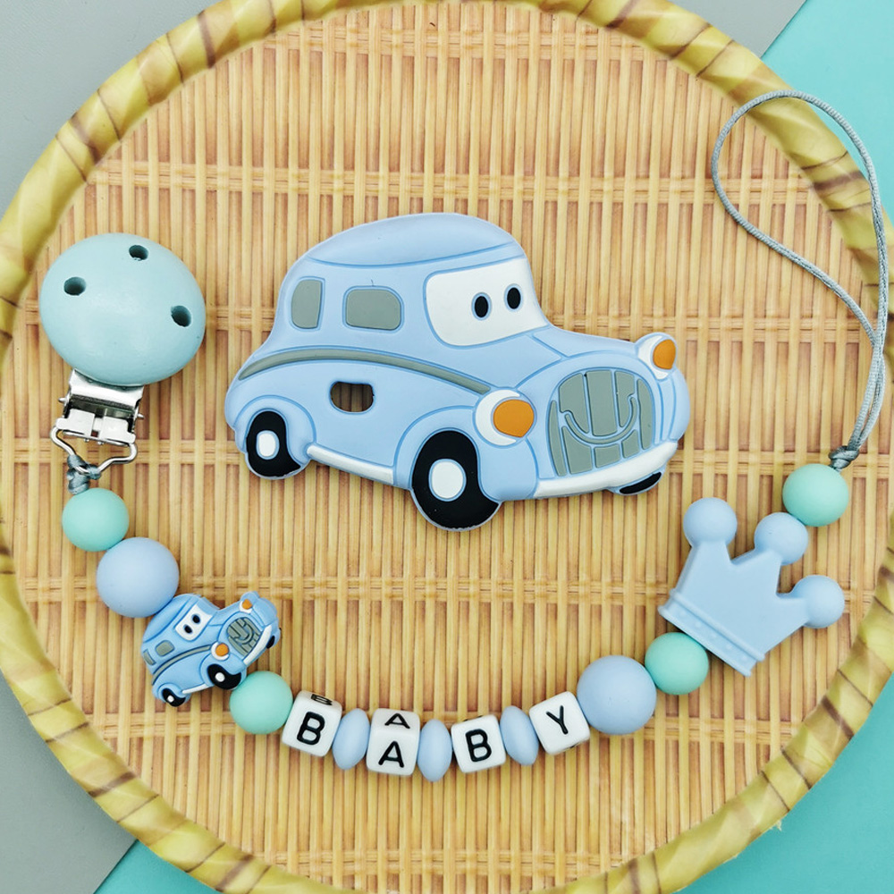 Baby Food Teether - Personalizzato inglese russo lettera nome in