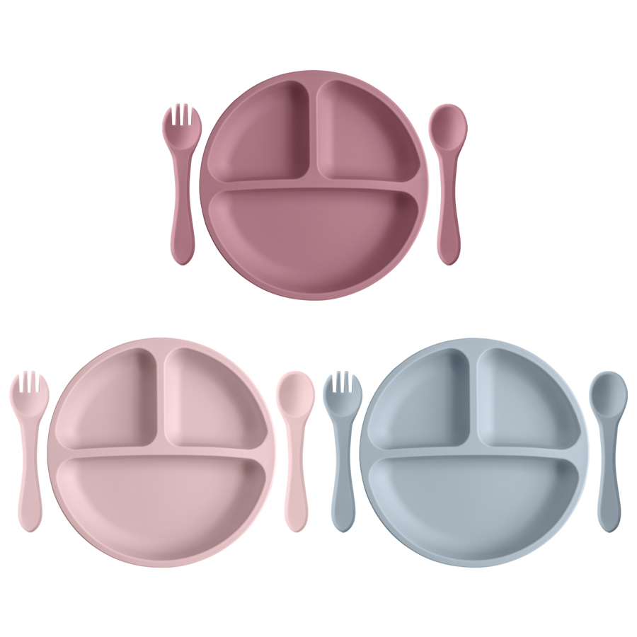 Baby Food Tray - 3PCS Set di stoviglie per bambini