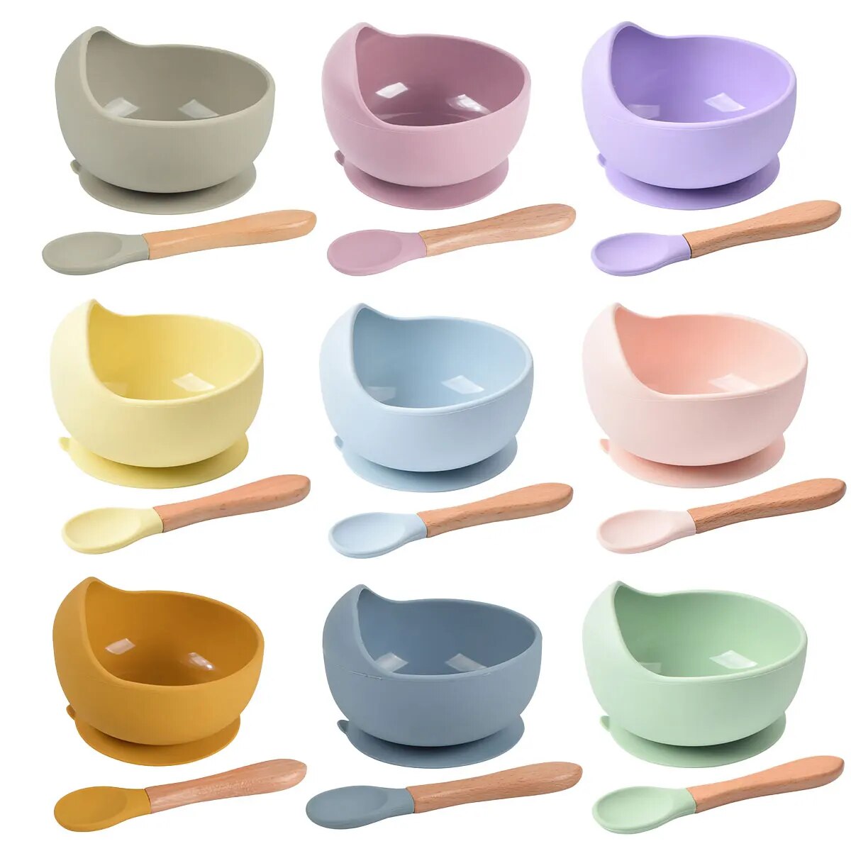 Baby Food Tray - 2 pezzi ciotola per l'alimentazione del