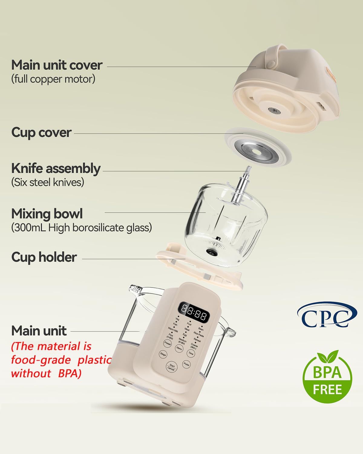 Robot da Cucina per Bambini 9  - Baby Food Maker And Steamer recensione e prezzo