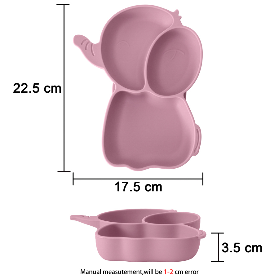 1 pz piatti da pranzo in silic - Baby Food Tray recensione e prezzo