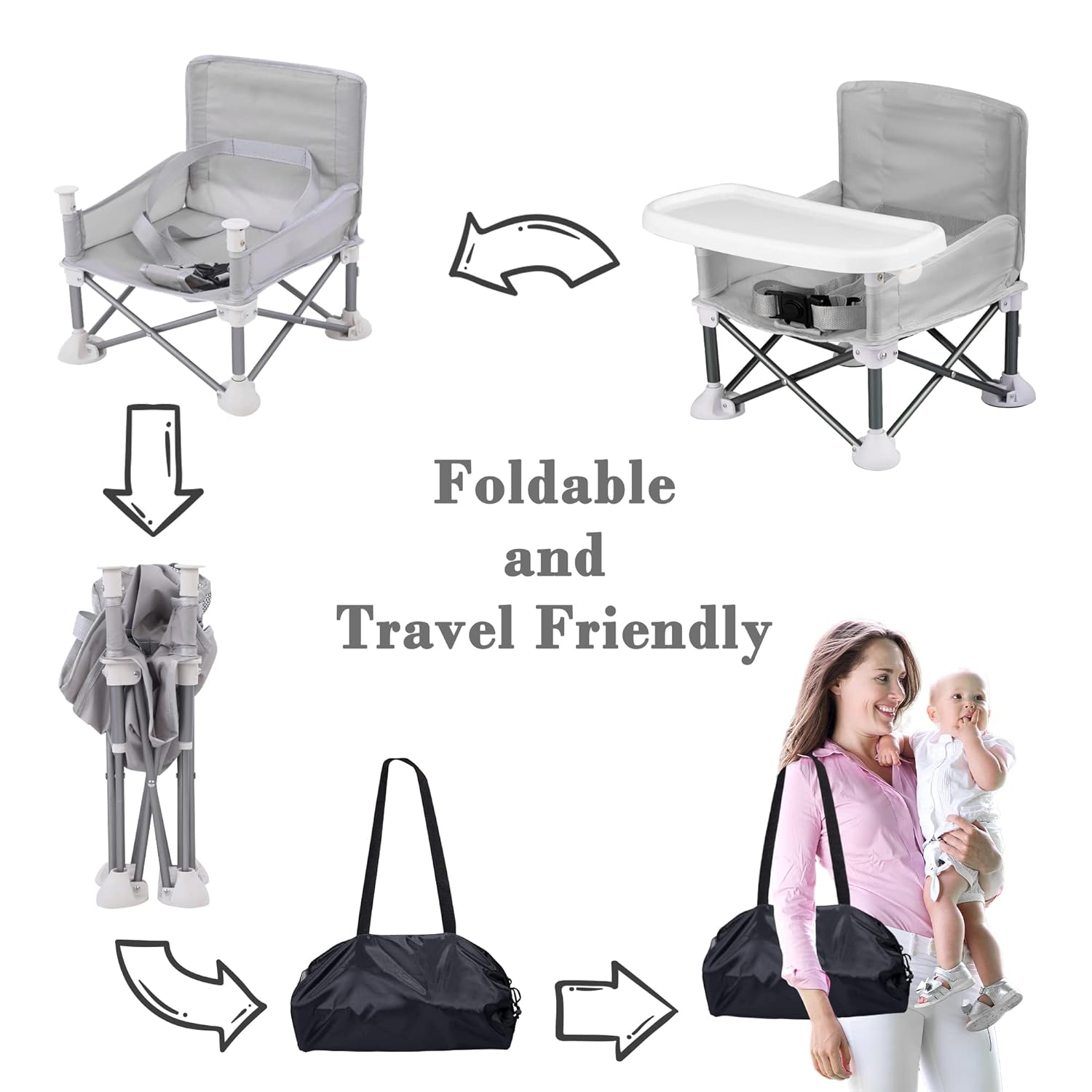 Sedia pieghevole Sedia da camp - Baby Food Eating Chair recensione e prezzo