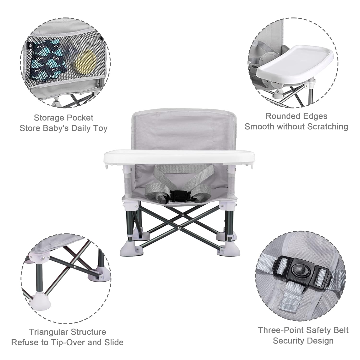 Sedia pieghevole Sedia da camp - Baby Food Eating Chair recensione e prezzo